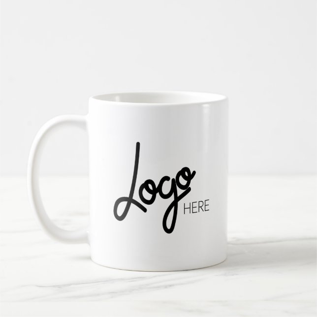 Mug Votre logo Professionnel Blanc (Gauche)