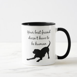 Mug Votre meilleur ami Inspirational Pet Dog Citation 