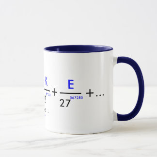 Mug Votre nom dans pi - personnalisable !