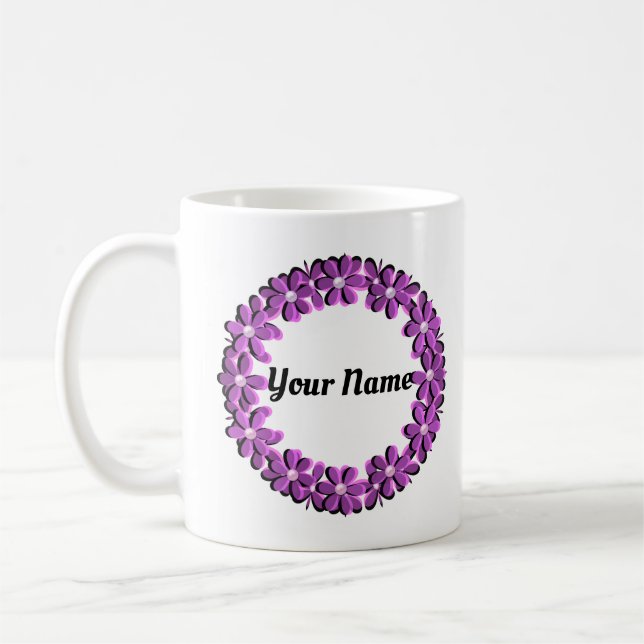Mug Votre nom, texte, personnalisé (Gauche)
