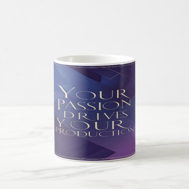 Mug Votre passion motive votre production (Centre)