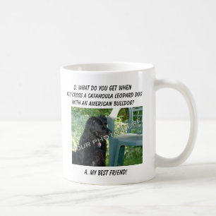 Mug Votre photo ! Mélange de chien de léopard de