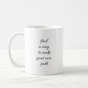 Mug Votre propre bouchon de chemin