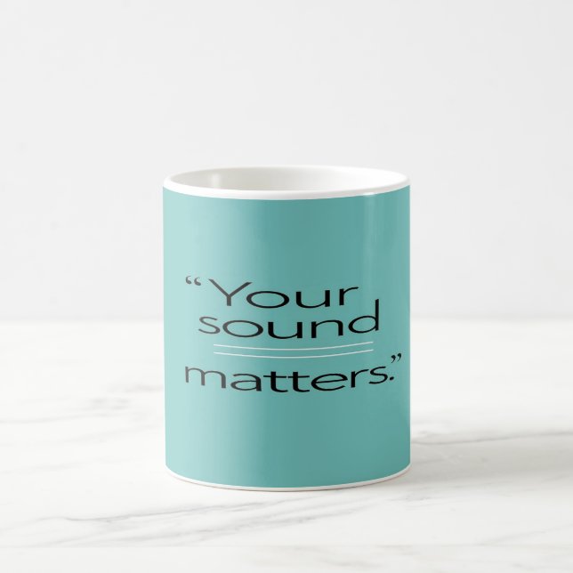 Mug Votre son compte Option 2 (Centre)