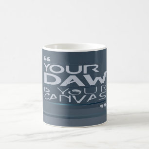 Mug Votre station de travail audio est votre toile opt