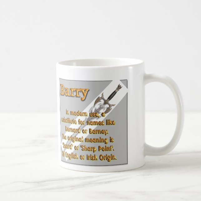 Mug Votre tasse, origine et signification nommées : (Droite)
