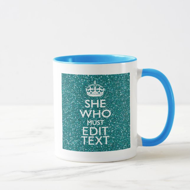 Mug Votre texte pour elle qui doit obéir à la loi (Droite)