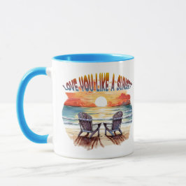 Mug Vous Aimez Un Coucher De Soleil Accents