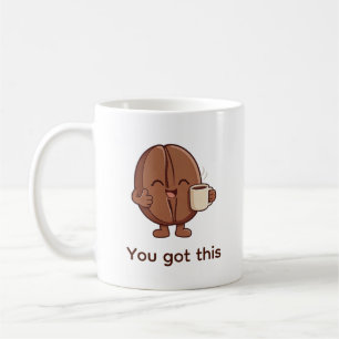 Mug Vous avez ce personnage de grain de café mignon