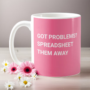 Mug Vous avez des problèmes ? Feuille de calcul Les Dé