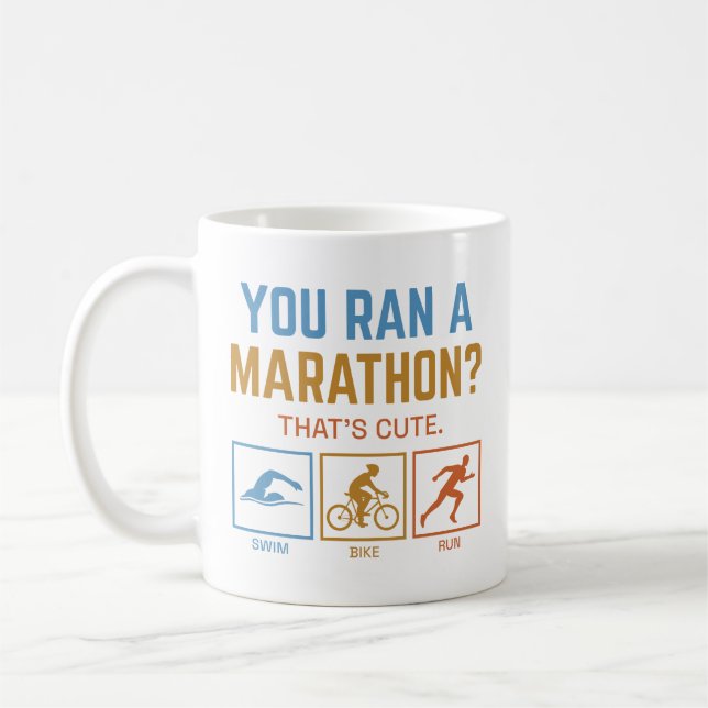 Mug Vous Avez Fait Un Marathon (Gauche)