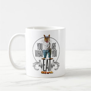 Mug Vous Êtes Ce Que Vous Mangez - Drôle Écureuil Noix