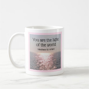 Mug Vous êtes la lumière de la Bible Mondiale Verse Oc