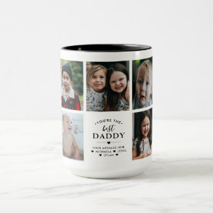 Mug Vous êtes le meilleur (papa/autre) 7-Photo Collage