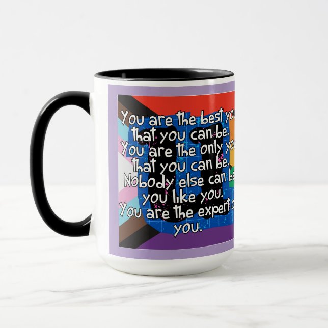Mug Vous êtes le meilleur vous (Inclusive Bi Pride) (Gauche)
