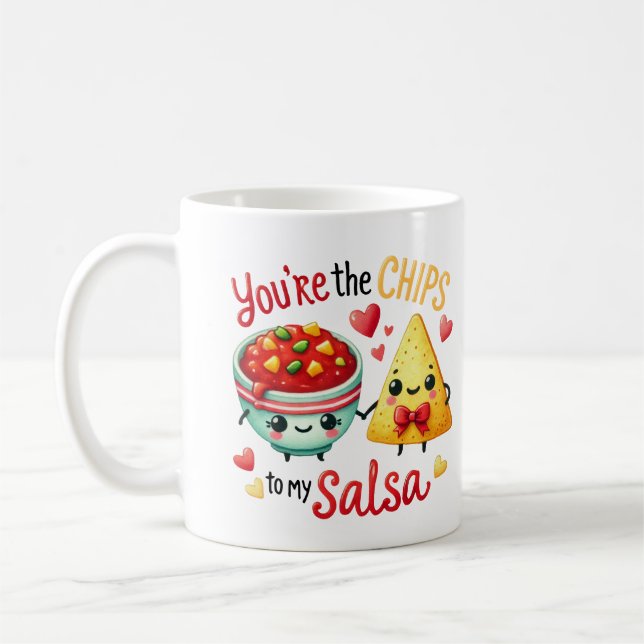 Mug Vous êtes les chips à ma salsa - (Gauche)