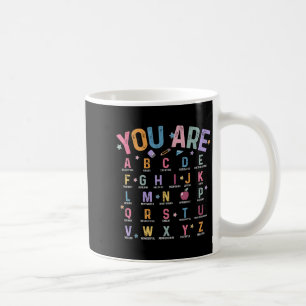 Mug Vous Êtes Lettres Alphabet Apprendre Abcs Inspirat