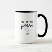Vous êtes ma personne ami Seafoam Green Cadeau