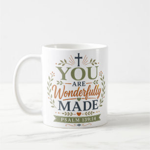 Mug Vous êtes merveilleusement fait Citation Inspirant