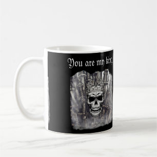 Mug Vous êtes mon gothique personnalisable roi
