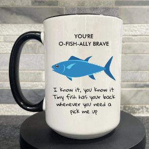 Mug Vous êtes O Fish Ally Brave Funny Coworker Anniver