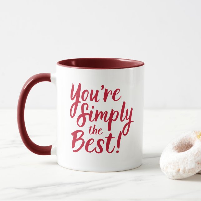 Mug Vous êtes simplement le meilleur (Avec donut)
