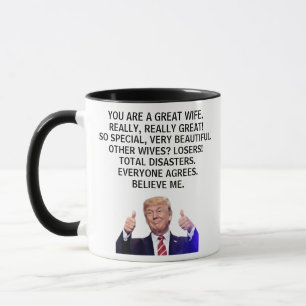 Mug Vous êtes vraiment une très grande femme, Trump