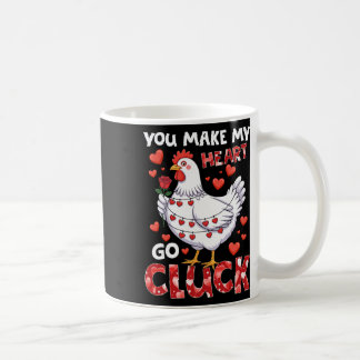 Mug Vous faites battre mon cœur comme une poule drôle