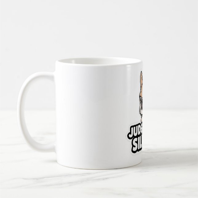 Mug Vous jugeant silencieusement - Autocollant Fawn Fr (Gauche)