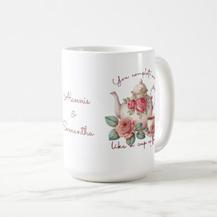 Mug Vous Me Complétez De Beaux Roses Peach
