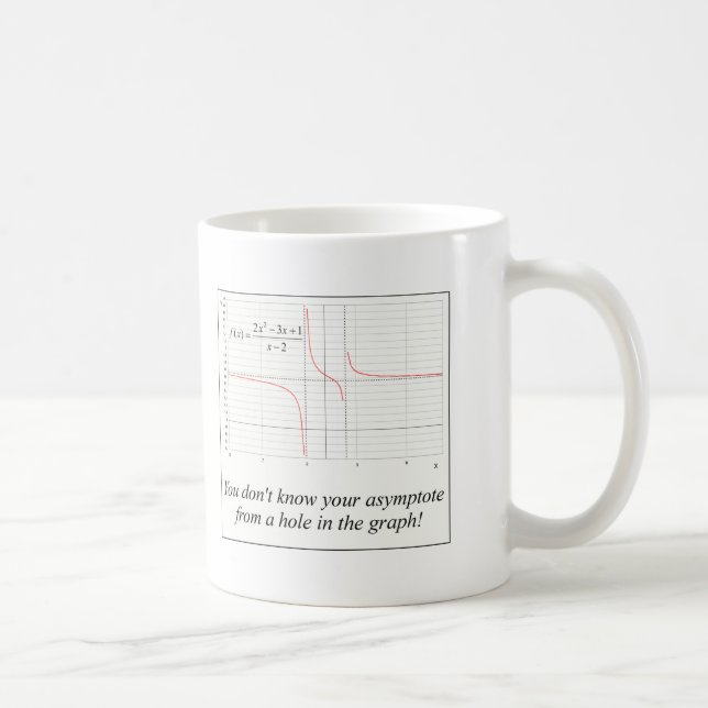Mug Vous ne connaissez pas votre asymptote… (Droite)