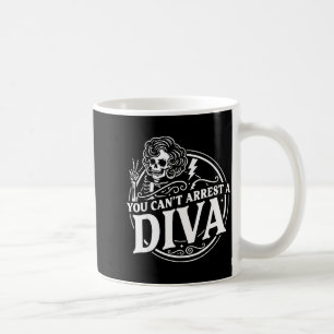Mug Vous ne pouvez pas arrêter Diva Sy Squelette Signe