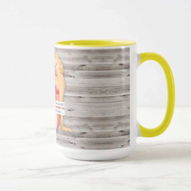 Mug Vous n'êtes pas des sud ? Bénissez votre coeur (Droite)