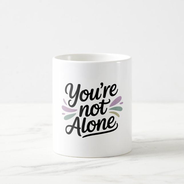 Mug Vous n'êtes pas seul - Sensibilisation à la santé  (Centre)
