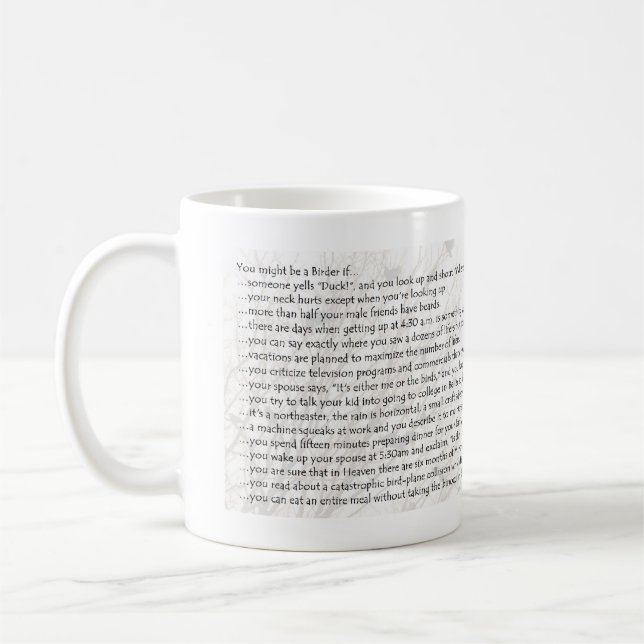 Mug Vous pourriez être un Birder si… (Gauche)