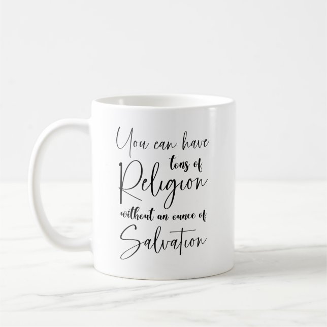 Mug Vous pouvez avoir des tonnes de religion spirituel (Gauche)