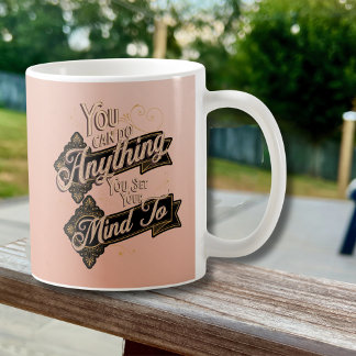Mug Vous Pouvez Faire N'Importe Quoi Citer Terracotta 