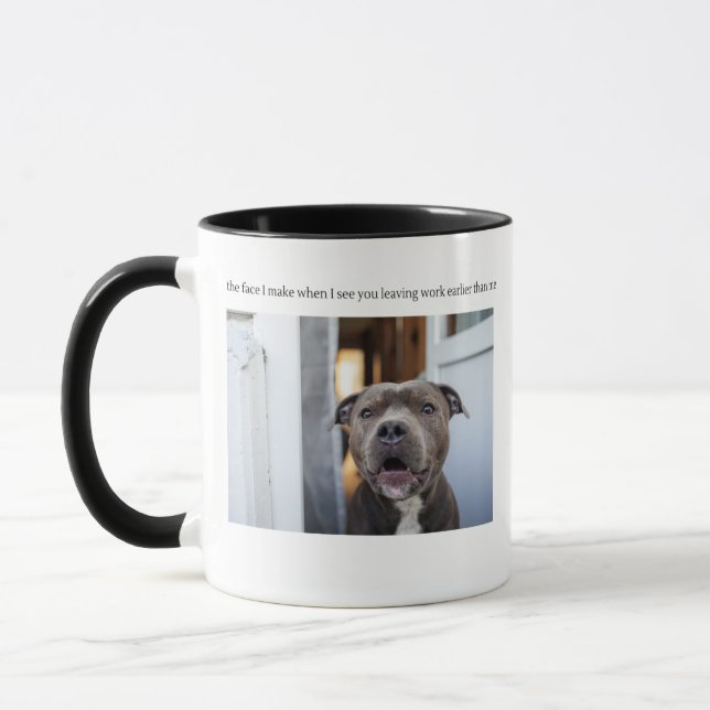 Mug Vous quittez le travail avant moi !? (Gauche)
