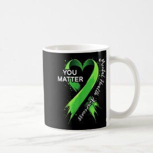 Mug Vous Ruban de cœur point-virgule Sensibilisation à