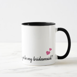 Mug Vous serez ma demoiselle d'honneur - filles
