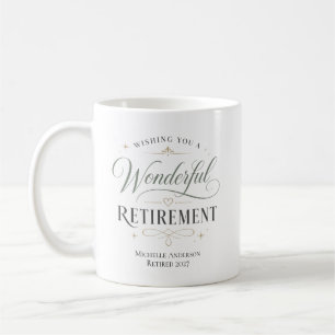 Mug Vous souhaite une merveilleuse retraite Personnali