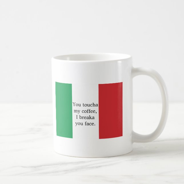 Mug Vous Toucha mon café I Breaka vous faites face à (Droite)