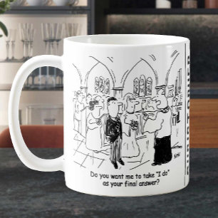 Mug Vows Mariages amusants - Je fais comme la réponse