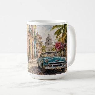 Mug Voyage à Cuba Vintage - Salutations de La Havane