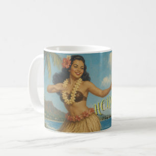Mug Voyage à Hawaï de style vintage