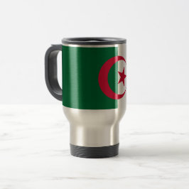 Mug Voyage avec Drapeau d'Algérie
