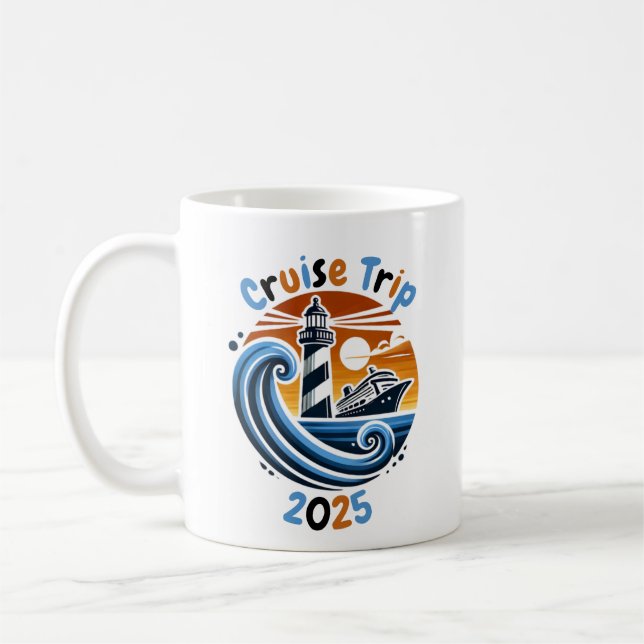 Mug Voyage Croisière Marchandises (Gauche)