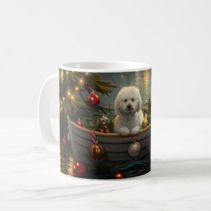 Mug Voyage de fête de Noël Bichon Frise