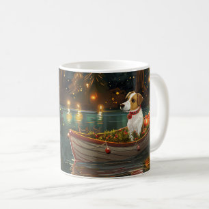 Mug Voyage de Noël de Jack Russell