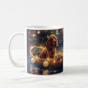Mug Voyage de Noël du Cocker Spaniel